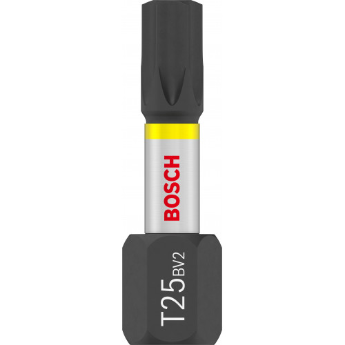 BOSCH PRO Torx Impact ütvecsavarozó fej, T25, 25 mm, Display, 10 x 25 db 2607002806