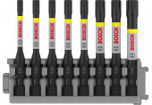 BOSCH PRO Torx ütvecsavarozó bit, T15, T20 (2 db), T25 (2 db), T30 (2 db), T40, 55 mm,8 db