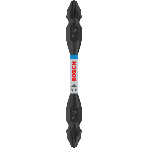 BOSCH PRO kétvégű ütvecsavarozó bit Pick and Click tokkal, PH2, 65 mm 2608522526