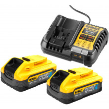 DeWALT DCB1104H2 Akkumulátor és töltő szett XR PowerStack DCB1104 + 2x DCBP518 (18V/5,0Ah)