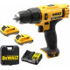 DeWALT DCD716D2-QW Akkus ütvefúró-csavarozó (30Nm/10,8V/2x2,0Ah) koffer