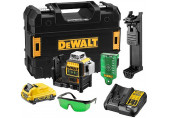 DeWALT DCE089D1G-QW Akkus zöld keresztlézer 3x360° XR (10,8V/1x2,0Ah) Tstak