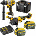 DeWALT DCK2016T2T-QW Akkus gépszett (DCD999+DCG418+ DCB115) (54V/2x6,0Ah), Tstak