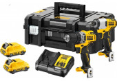 DeWALT DCK2110L2T-QW Akkus combopack DCD701 + DCF801 (12V/2 x 3,0 Ah) Tstak