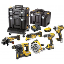 DeWALT DCK685P3T-QW DCD796+DCF887+DCH273+DCG405+DCS570+DCS355+(18V/3x5,0Ah)+3x Tstak