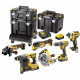 DeWALT DCK685P3T-QW DCD796+DCF887+DCH273+DCG405+DCS570+DCS355+(18V/3x5,0Ah)+3x Tstak