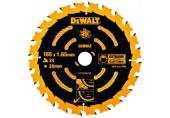 DeWALT DT10624-QZ Extreme Körfűrészlap 165x20mm, 24 fog 18° WZ