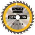 DeWALT DT1932-QZ Contruction Körfűrészlap kézi körfűrészekhez 160x20mm, 30 fog WZ 10°