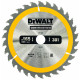 DeWALT DT1935-QZ Construction Körfűrészlap kézi körfűrészekhez 165x20mm, 30 fog WZ 10°