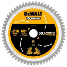 DeWALT DT99570-QZ XR FlexVolt Körfűrészlap 216mm x 30mm 60T