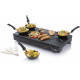 DOMO Elektromos grill wok és palacsintasütő, 1000 W DO8712W