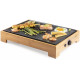 DOMO Bamboo Style Elektromos asztali grill Plancha (42x28cm/1800W) DO9271G