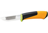 Fiskars Hardware Kés építőipari munkákhoz, tokba épített élezővel, 21,9 cm 1023619