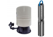 Grundfos SP 2A-13 Búvárszivattyú + vízellátó készlet 60 l + 30 m kábel 98163255