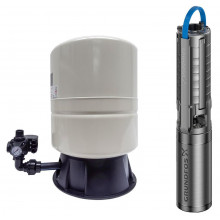 Grundfos SP 2A-13 Búvárszivattyú + vízellátó készlet 60 l + 30 m kábel 98163255