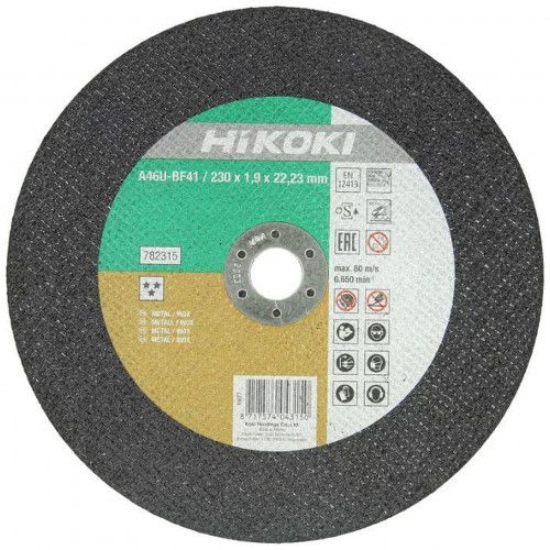 HiKOKI 782315 Vágótárcsa fémekhez és rozsdamentes acélhoz, 230 x 22,23 x 1,9 mm