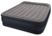 INTEX Deluxe Pillow Rest Raised Queen Felfújható kétszemélyes ágy, 152 x 203 cm 64136NP