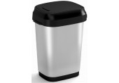 KIS DUAL SWING BIN STYLE S 10L szemetes 19 x 25 x 32 cm ezüst