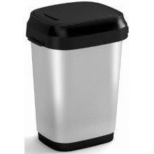 KIS DUAL SWING BIN STYLE S 10L szemetes 19 x 25 x 32 cm ezüst