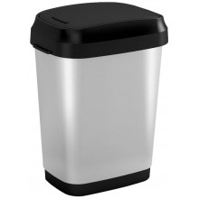 KIS DUAL SWING BIN STYLE M 25L szemetes 26 x 37,5 x 48,5 cm ezüst