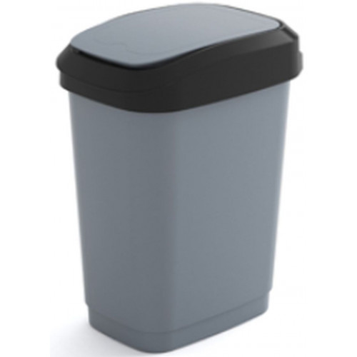 KIS DUAL TOUCH BIN M 25L Szemetes 26x37x47cm szürke