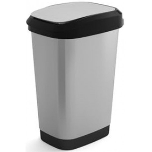 KIS DUAL TOUCH BIN STYLE L 50L STEEL Szemetes 31x42x60cm