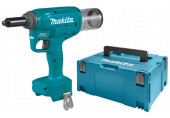 Makita DRV150ZJ Akkumulátoros popszegecshúzó Li-ion 18V, , Makpac3 (akku és töltő nélkül)