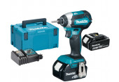 Makita DTD153RTJ Akkus ütvecsavarozó 1/4" Li-ion (2x5,0Ah/18V/170Nm) Makpac 2