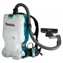 Makita DVC660Z háti porszívó 2x18V LXT Li-ion BL 11kPa 6L HEPA, akku nélkül