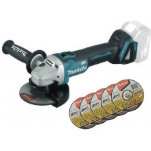 Makita DGA504ZX1 Akkus sarokcsiszoló 125mm, Li-ion 18V, akku és töltő nélkül