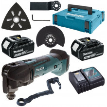 Makita DTM51RFJX1 Akku MultiTool gép 18V 2 x 3,0Ah + Akcesoria + Suitcase Makpac