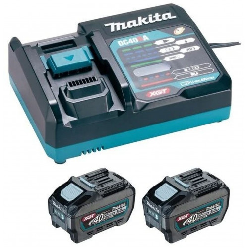 Makita 1911V6-0 Akkumulátor és töltő szett Li-Ion XGT 40V 2x5,0Ah BL4050F + DC40RA