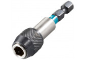 Makita B-66793 Impact Black (E-form) mágneses gyűrűs torziós bittartó, 1/4", 60 mm