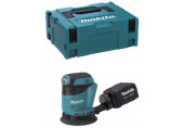 Makita DBO180ZJ Akkus excentercsiszoló Li-ion (18V/123mm) akkumulátor nélkül, Makpac