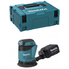 Makita DBO180ZJ Akkus excentercsiszoló Li-ion 18V, 123mm, akkumulátor nélkül, Makpac