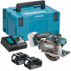 Makita DCS552RTJ Akkus fémvágó körfűrész 136mm, Li-ion LXT (2x5,0Ah /18V) Makpac