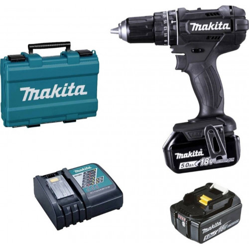 Makita DHP482RTEB Akkus ütvefúró-csavarozó Li-ion LXT Black Edition (2x5,0Ah/18V) Makpac