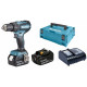 Makita DHP485SFJ Akkus ütvecsavarozó LXT (18V/2x3,0 Ah) Makpac