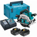 Makita DHS660RTJ Akkumulátoros körfűrészek Li-ion LXT 18V 2x5.0Ah, Makpac