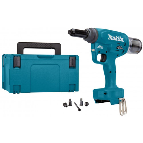 Makita DRV250ZJ Riveter 18V 4.8 / 6.0 / 6.4 mm, Makpac 3