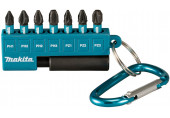 Makita E-11994 Impact Black torziós csavarbehajtó bitkészlet, 1/4", 8 db