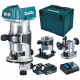 Makita DRT50RTJX2 akkus élmaró Li-ion LXT 18V/5,0Ah, Makpac