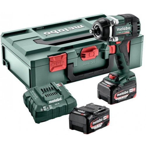 Metabo SSW 18 LTX 800 BL akkus ütvecsavarozó (18 V/2x5,2Ah) metaBOX 602403650