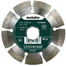 Metabo Universal Gyémántkorong 115x22,23 mm 624306000