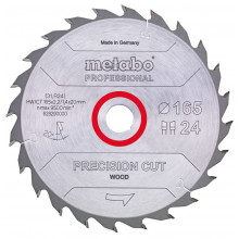 Metabo "Precision cut wood - P" Fűrészlap 160X20, Z24 WZ 20° 628031000