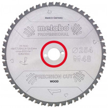 Metabo "Precision cut wood - professional" Körfűrészlap 315x30, z48 wz 15°, 628056000