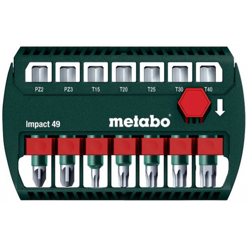 Metabo Bit-Box 49 Bit készlet ütvecsavarozókhoz, 49db 628850000