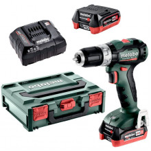 Metabo PowerMaxx SB 12 BL akkus fúrókalapács (12V/2x4.0Ah) MetaBox 601046800