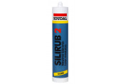 SOUDAL SILIRUB 2 Neutrális szilikon tömítőanyag, 310 ml, fehér 1310