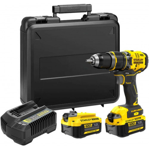 Stanley SFMCD721M2K-QW FatMax V20 Akkus ütvefúró-csavarozó (80Nm/18V/2x4,0Ah) koffer